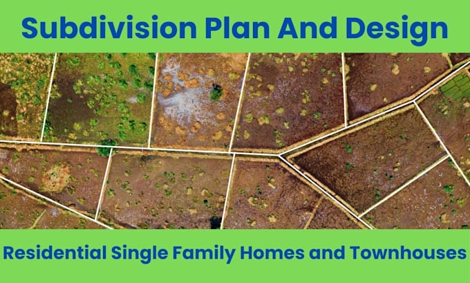 subdivision plan and design
