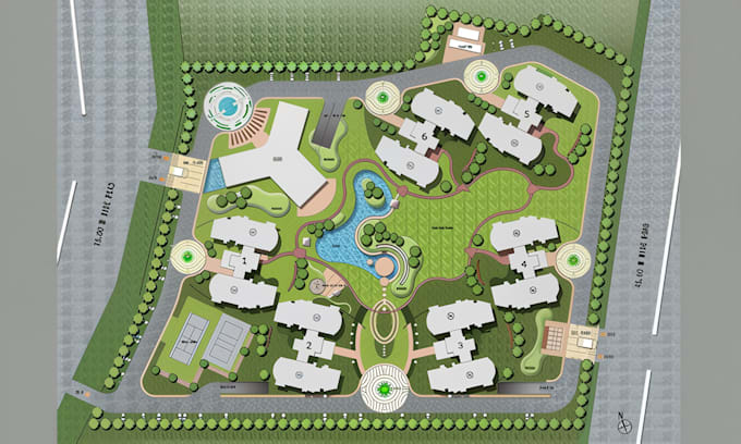 Design 2d 3d urban planning, site plan, master plan, landscape ...