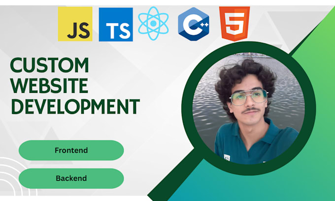 do website development as full stack web developer, front end,backend developing
