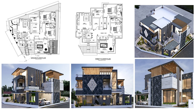 do 3d exterior and interior design sketchup modeling and architectural 3d render