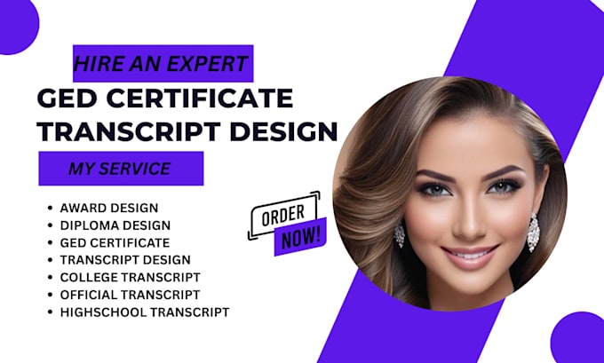 Design high school ged transcript, diploma, homeschool college ...