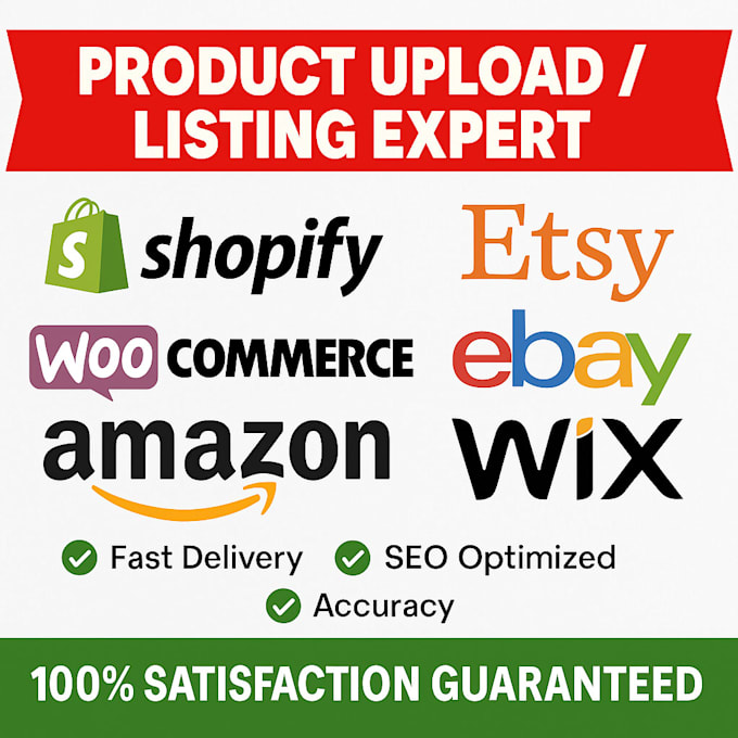 upload and list products on shopify, amazon and ebay with bulk import
