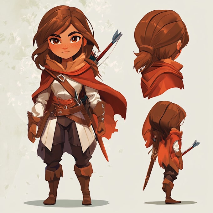create simple game characters