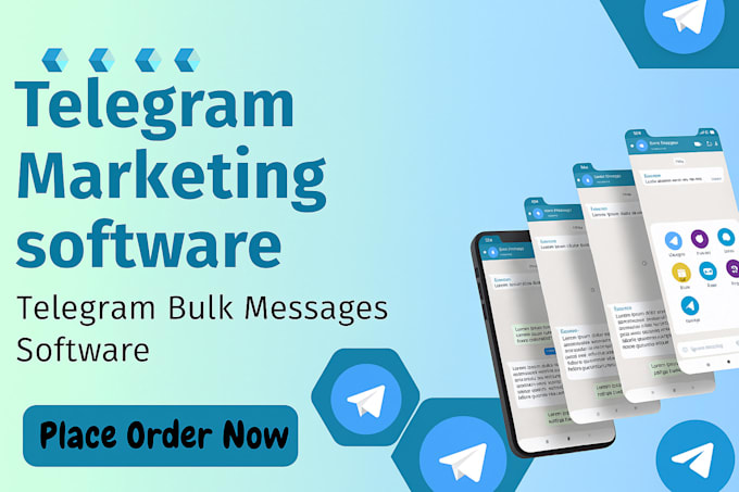 install telegram bulk messages sender software on your PC