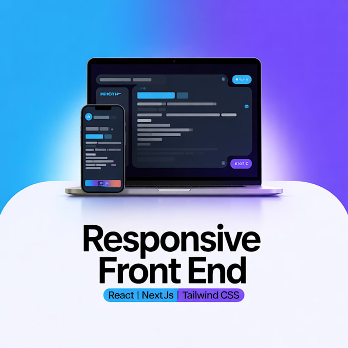 design and develop modern responsive front end using react