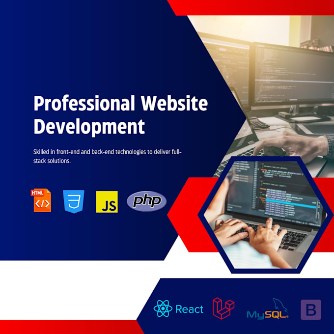 built, rebuild custom website development as full stack developer