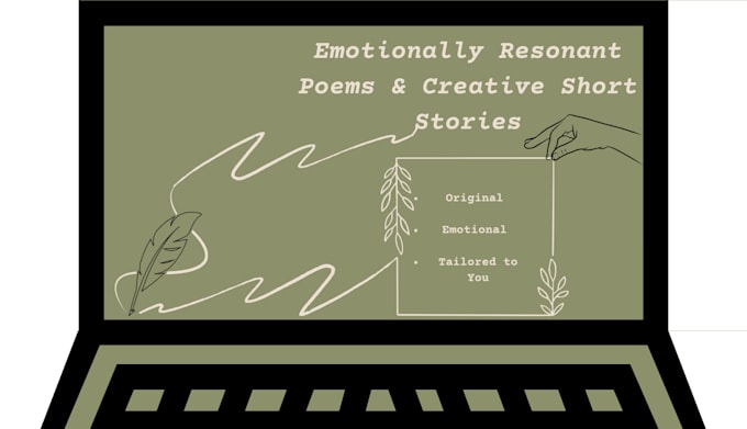 write creative poems and short stories that connect with your audience