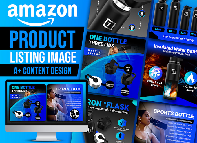 amazon listing images design, a plus content ebc design