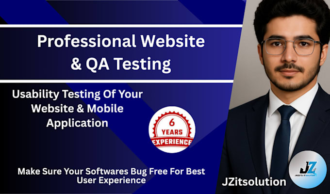 do testing of your website, mobile application and report bugs