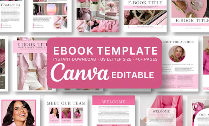 design custom notion template ebook printable journal canva design