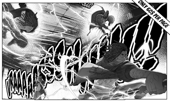 draw professional manga comic pages in japanese style