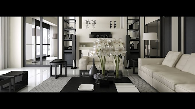 3d house interior design exterior design and 3d rendering