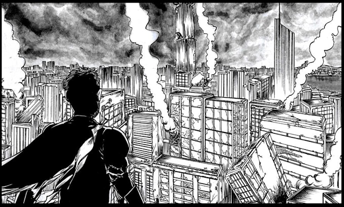 be terrifying horror comic book artist for your psyco script