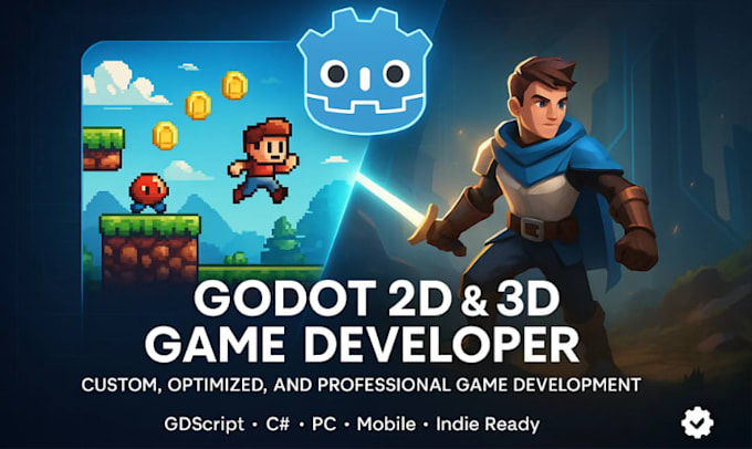 Create 2d games in godot engine, 8 years of experience by Dream_dev001 ...
