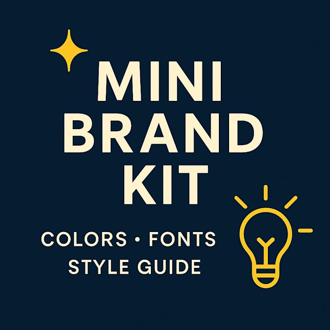 Create a mini brand kit with colors and fonts by Brighttaskco | Fiverr