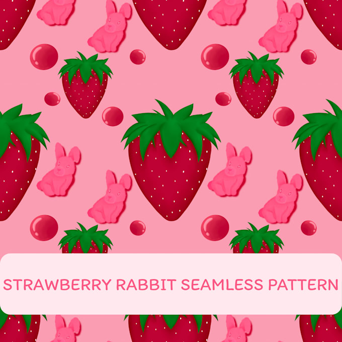 make hand drawn seamless pattern for you