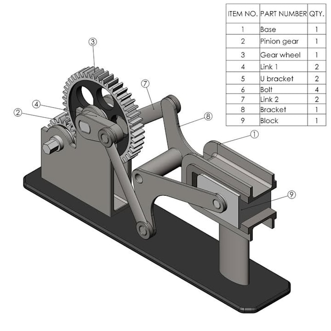 be your 3d mechanical engineering designer cad model simulation analysis