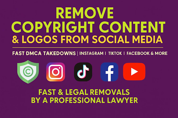 remove infringing, defaming, harassing, negative, leaked dmca posts