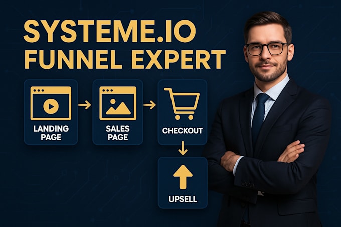 Build your systeme io landing page ,sales funnel in system io, system ...