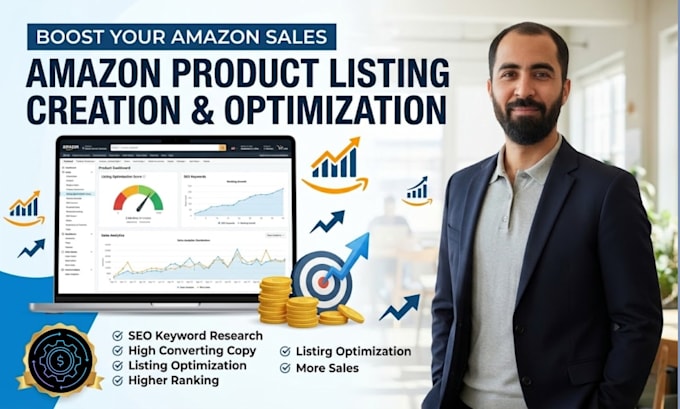 create amazon listing, optimization, product description, listing variation, SEO