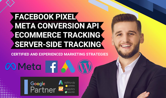 setup facebook pixel, meta conversion API, ga4 server side tracking ecommerce