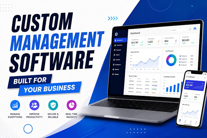 develop custom management software for your business
