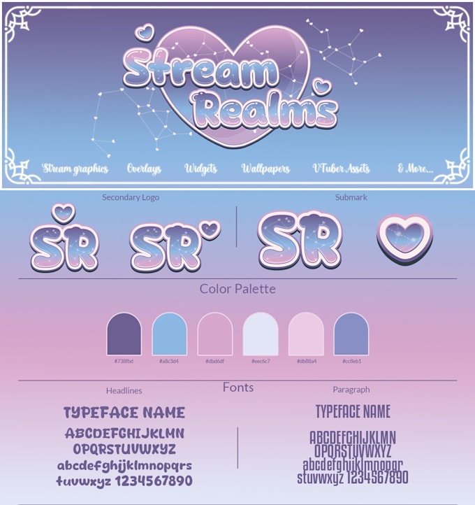 make amazing vtuber, gaming logo or twitch panels