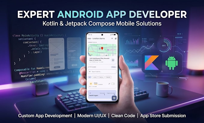 create scalable android apps using kotlin jetpack compose