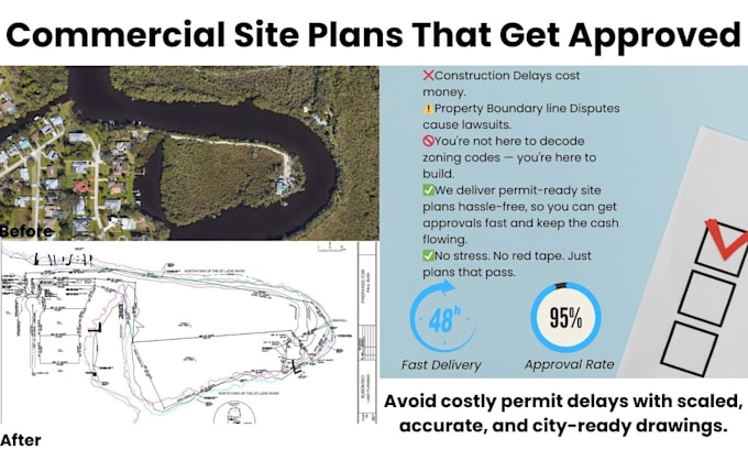 commercial site plan for permit