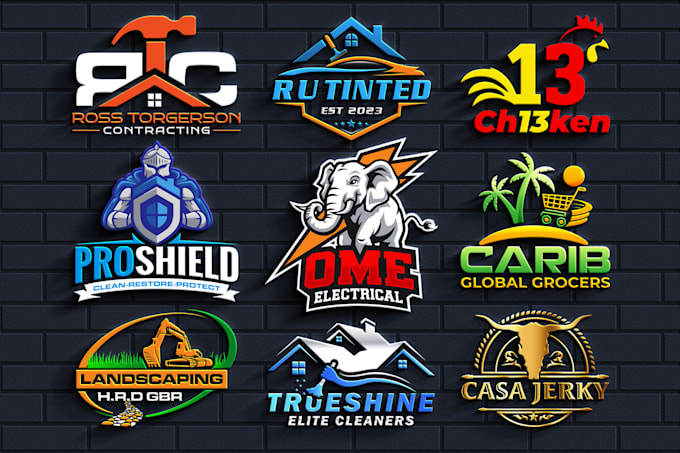 do trendy logo design or brand identity for your business and company