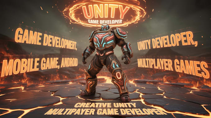 be your expert unity developer for mobile game development and unity 2d 3d game