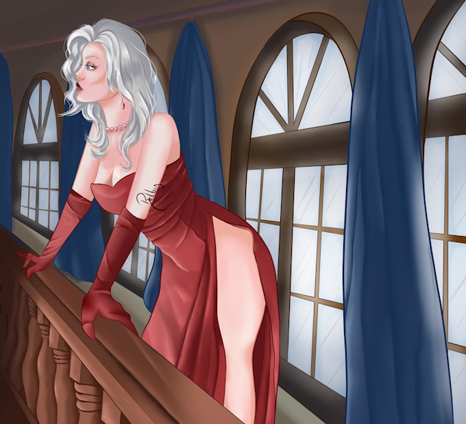 draw custom rpg character art, fantasy oc illustration