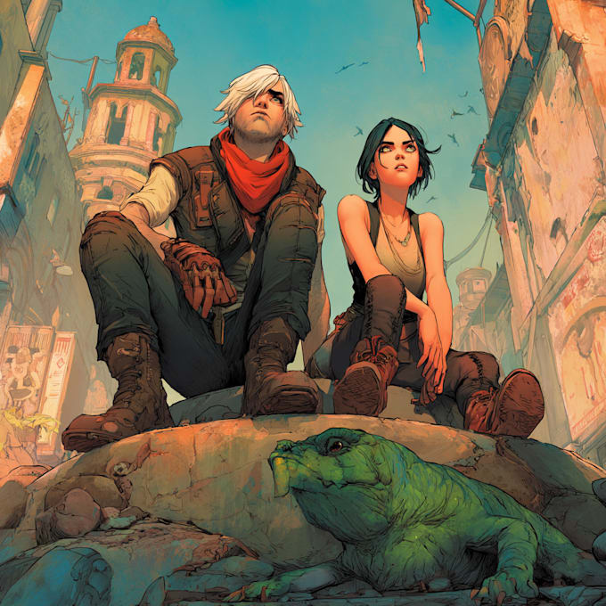 do comic cover arts for your stories