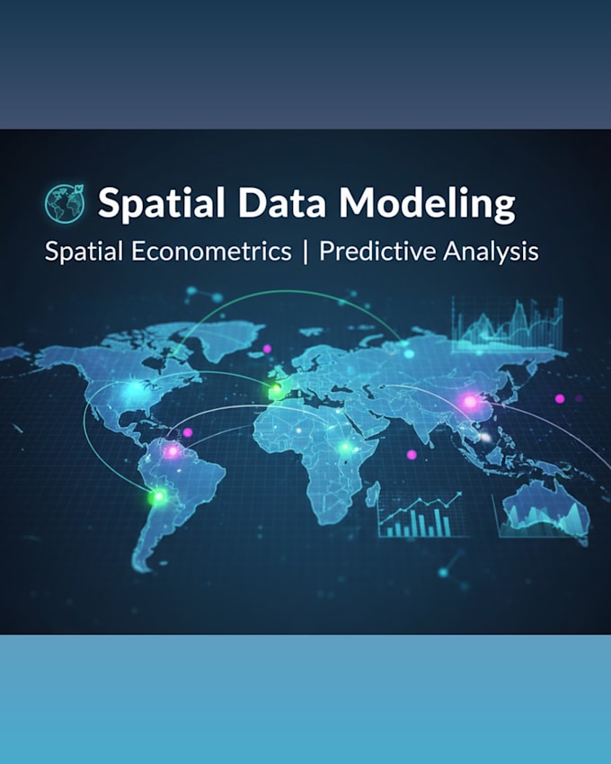 create a econometric model for spatial data