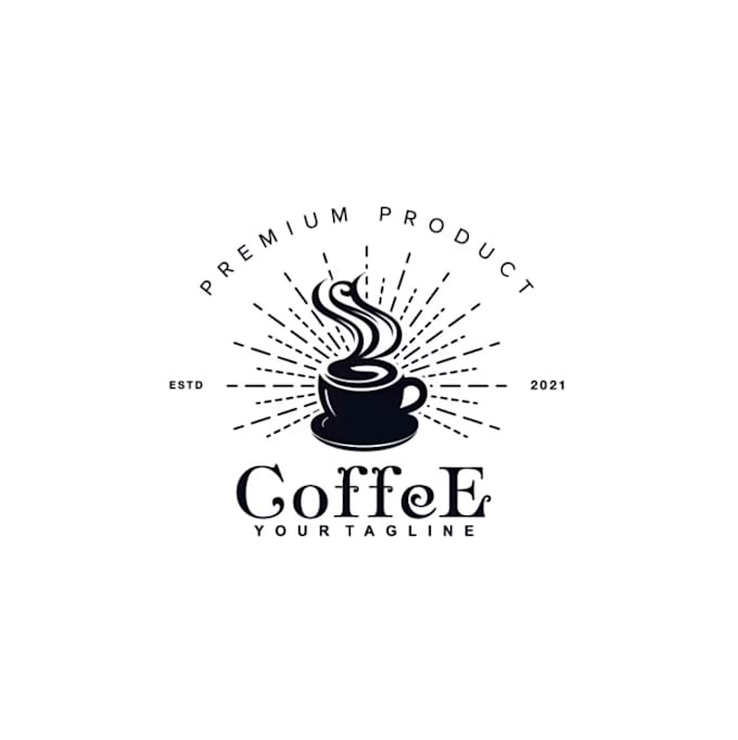 l create a rustic vintage logo for restaurants and cafes