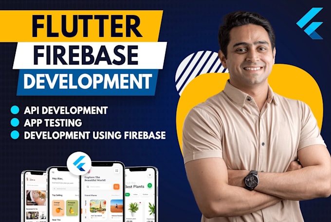 be your flutter firebase developer for flutter app