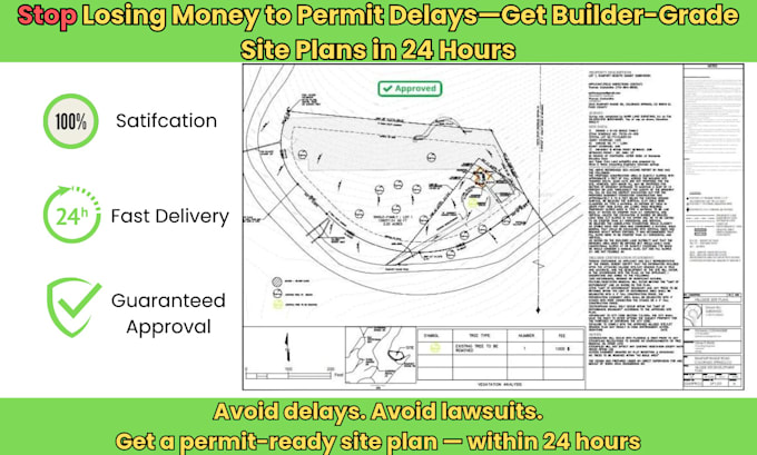 residential site plan for permit