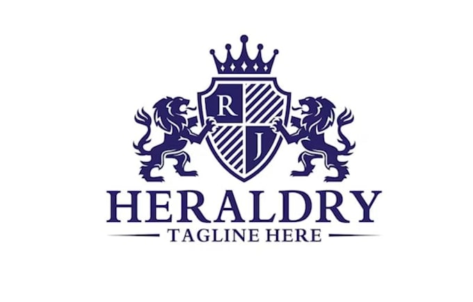 design creative eye catching heraldry logo