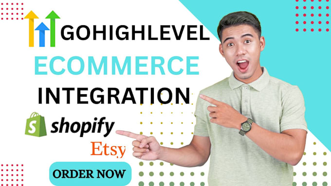 build gohighlevel ecommerce store, automate CRM workflows,  integrate shopify