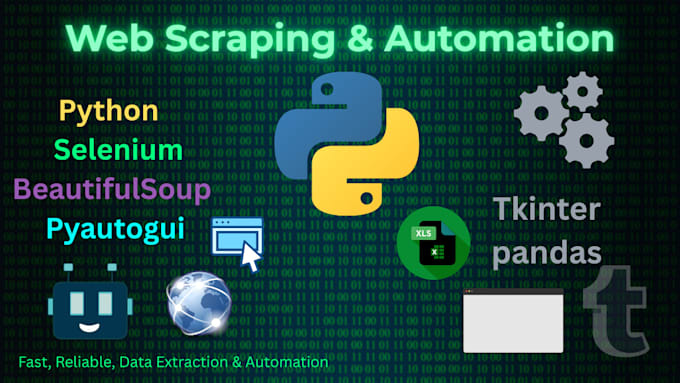do webscraping and automation in python