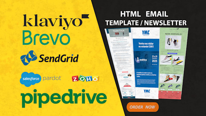 provide HTML email template  newsletter
