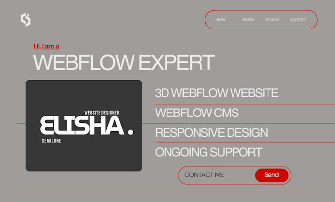 be your webflow expert do 3d webflow design webflow cms startup website