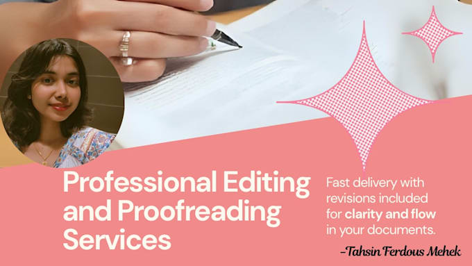 proofread and edit your document for grammar and clarity