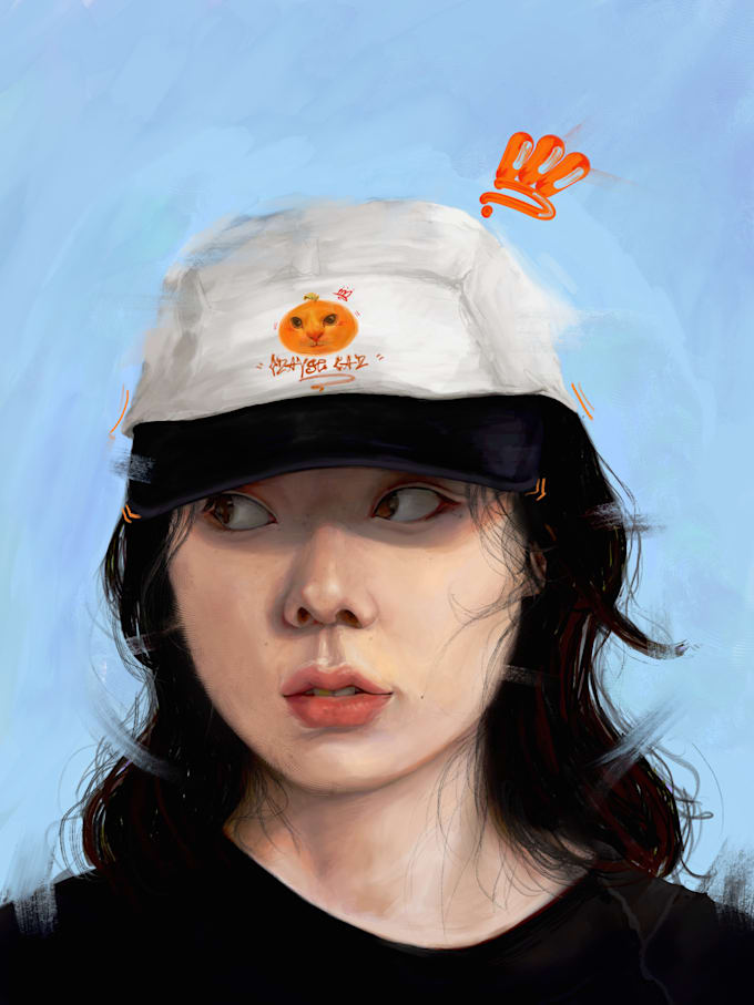draw a stylized portrait for you