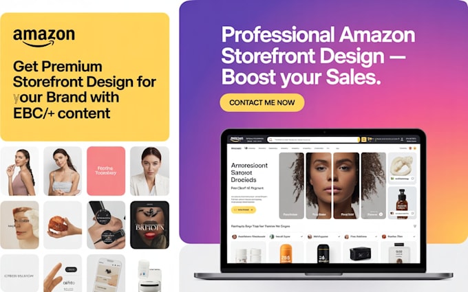 create amazon brand store and storefront design image amazon ppc ebc content