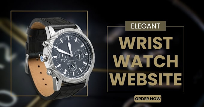 build wrist watch website watch shopify store