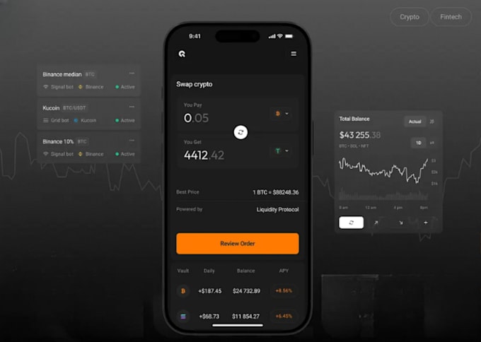 develop crypto exchange website decentralized website trading website token webs