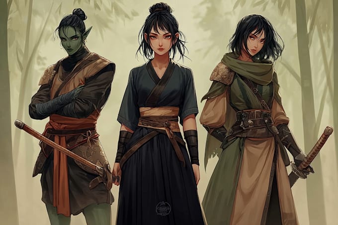 draw anime, mecha, armor, character, concept art or artwork