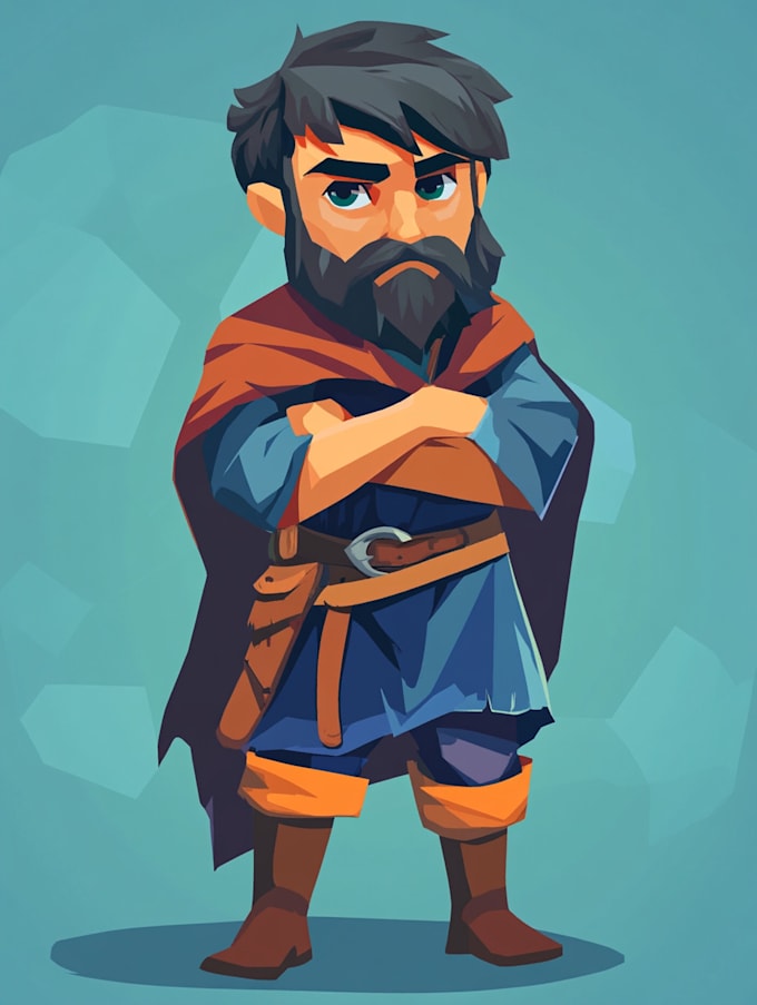 draw 2d game character or 2d game character