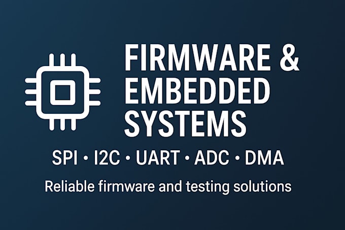 develop embedded firmware and hardware test automation